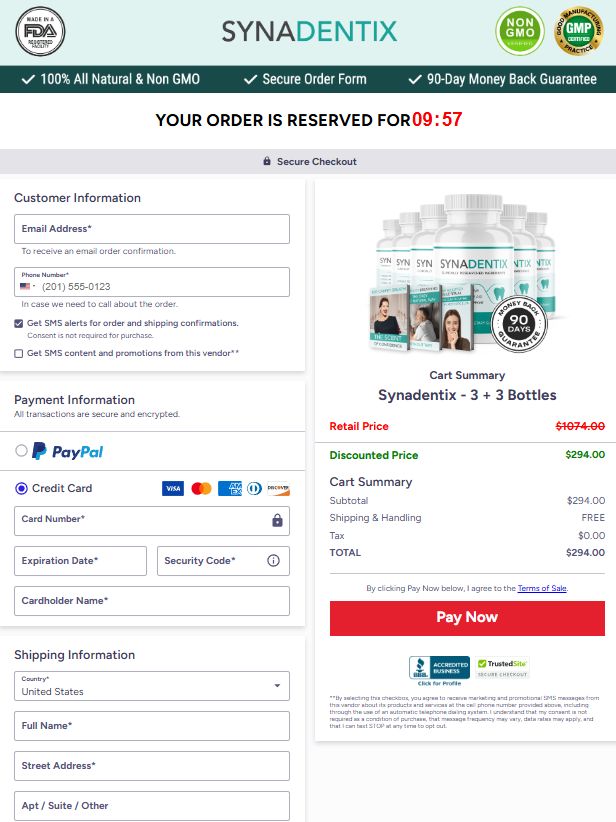 From The Official Website Secure Order Page